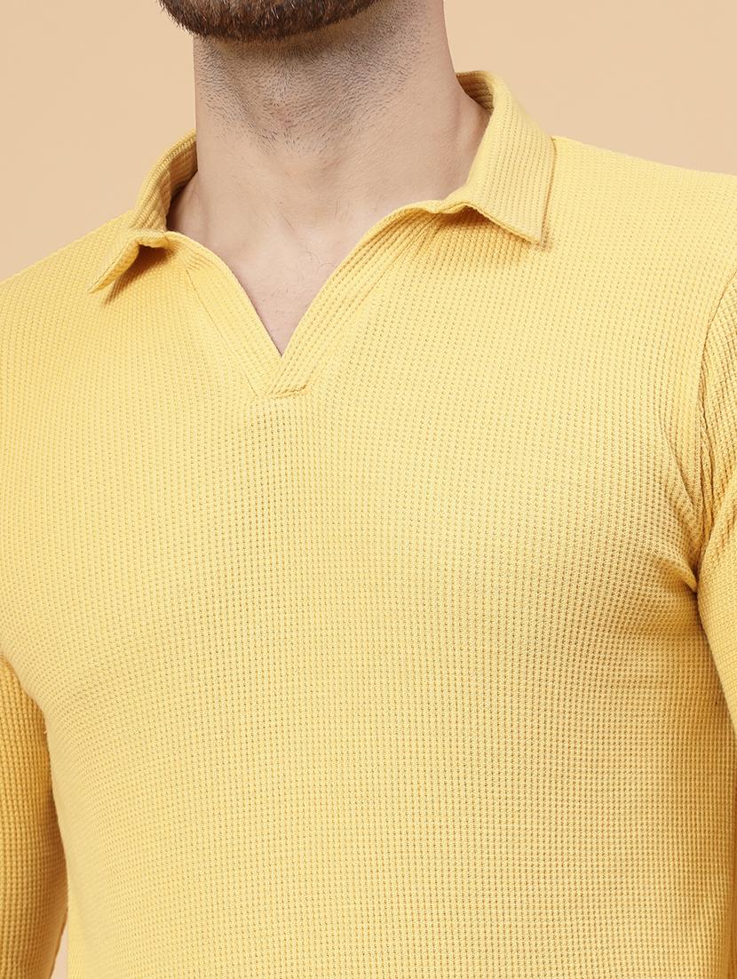 yellow cotton plain tshirt - 21143775 - Standard Image - 8