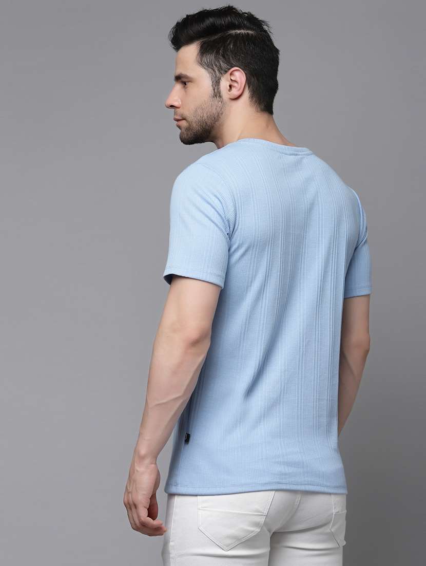 men solid short sleeves plain t-shirt - 21143793 -  Standard Image - 3