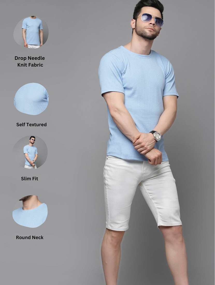 men solid short sleeves plain t-shirt - 21143793 -  Standard Image - 5