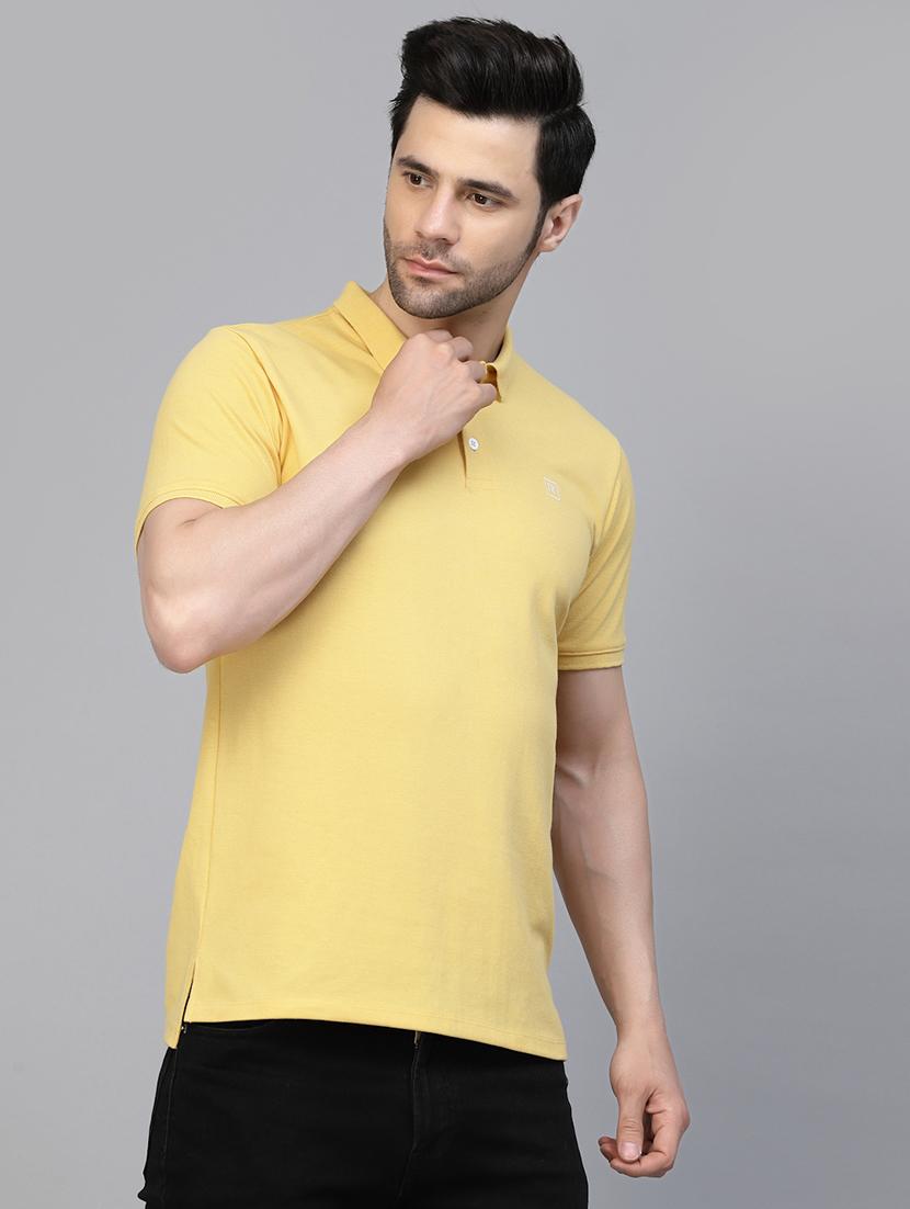 yellow cotton plain tshirt - 21143795 - Standard Image - 3