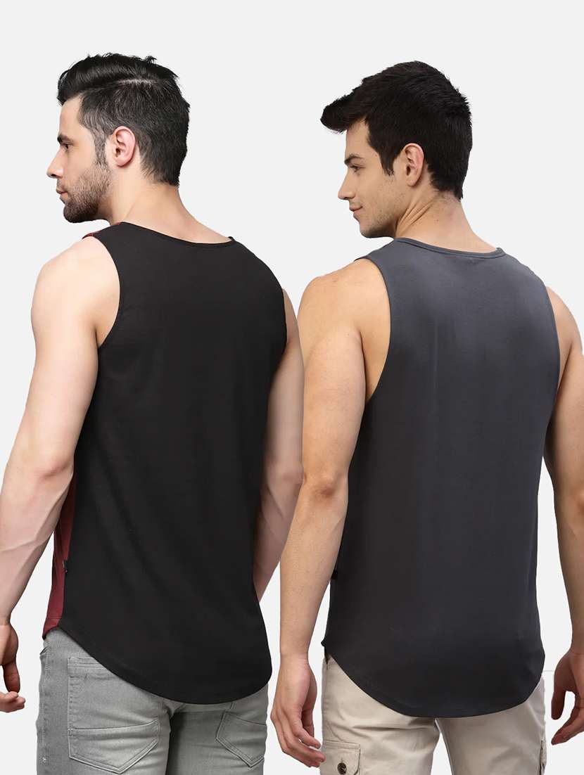 pack of 2 printed vest - 21143811 - Standard Image - 3