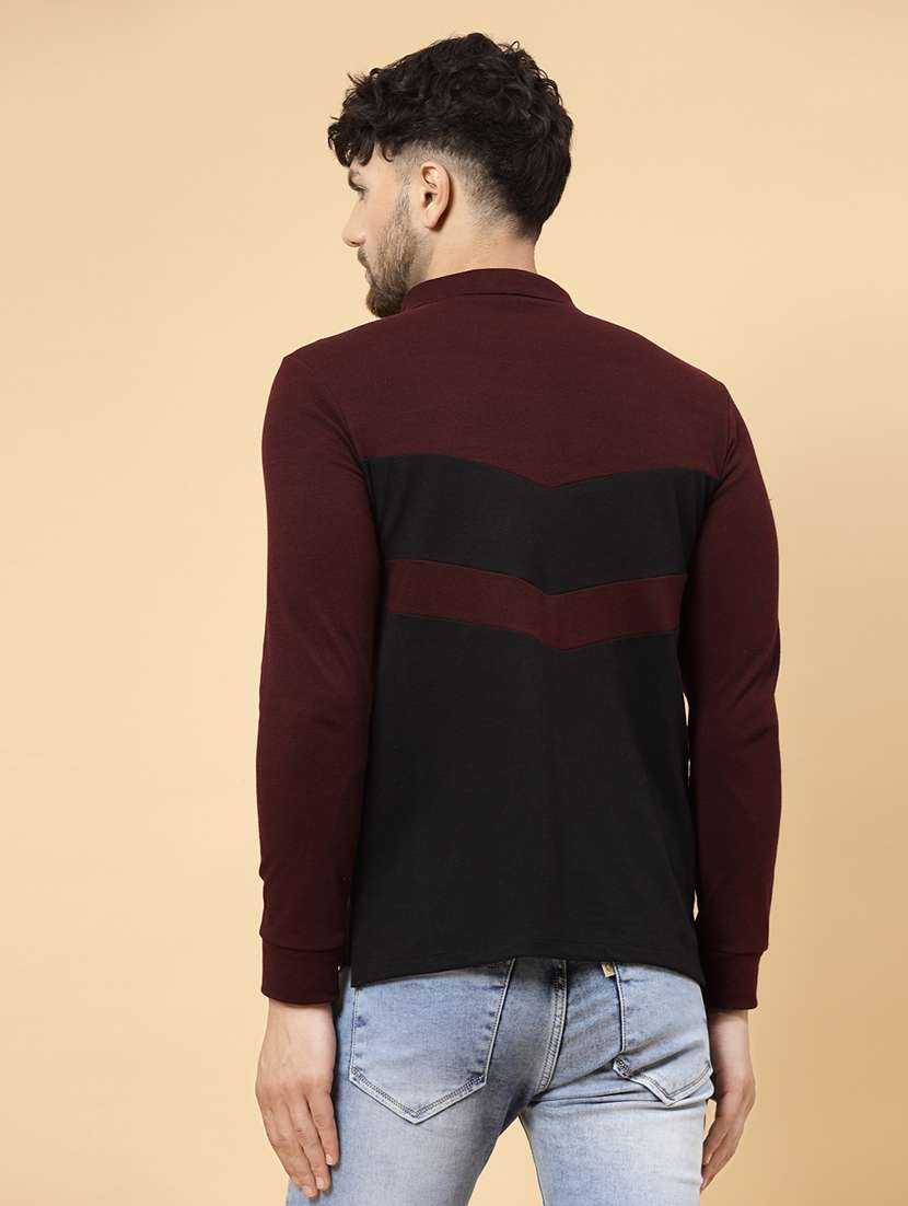 men color block polo t-shirt - 21143832 - Standard Image - 3