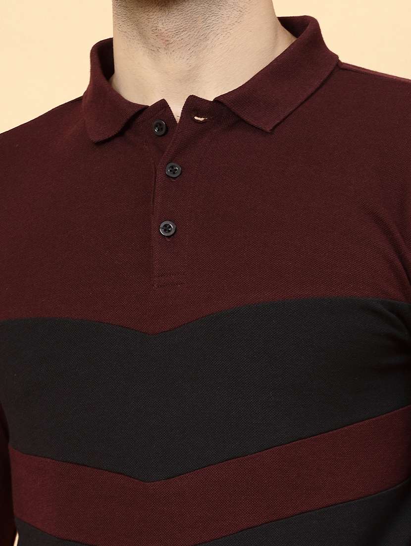 men color block polo t-shirt - 21143832 - Standard Image - 8
