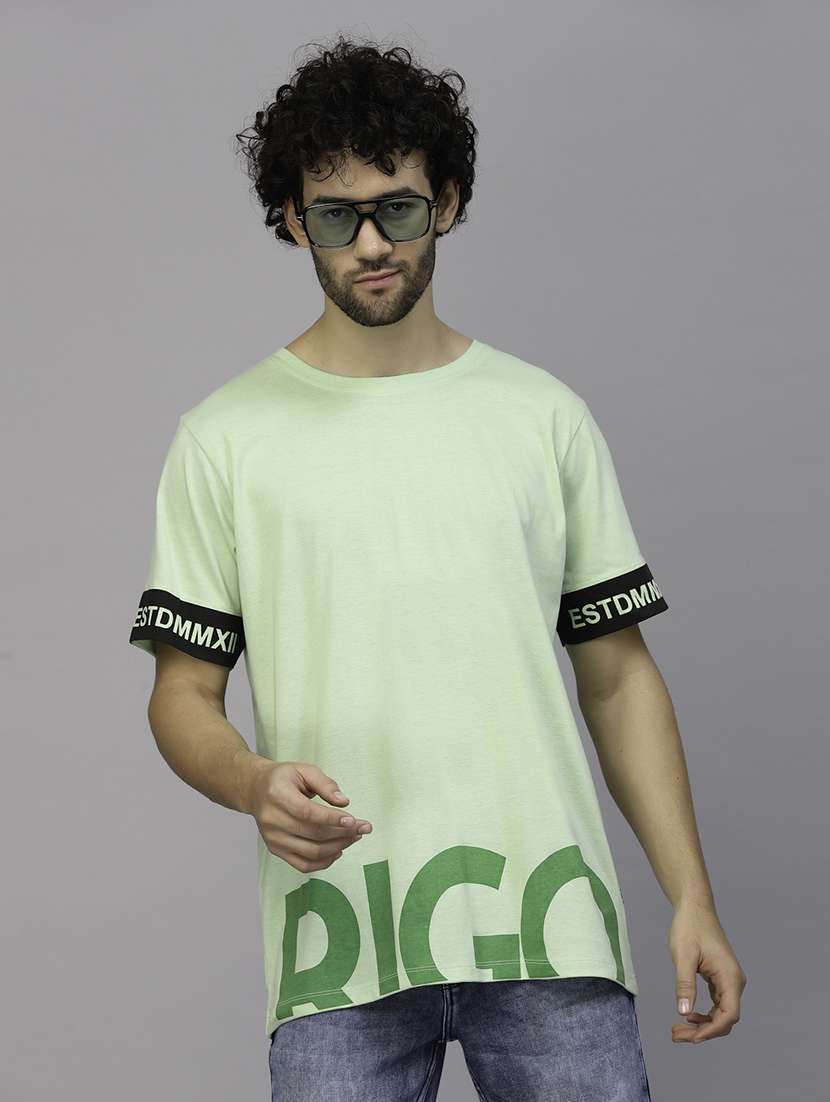 men round neck short sleeves t-shirt