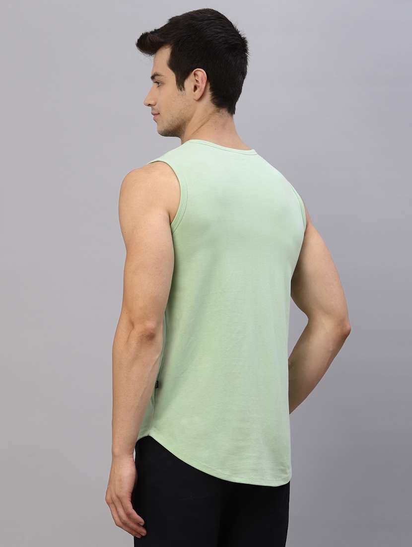 men printed sleeveless vest - 21143891 -  Standard Image - 3