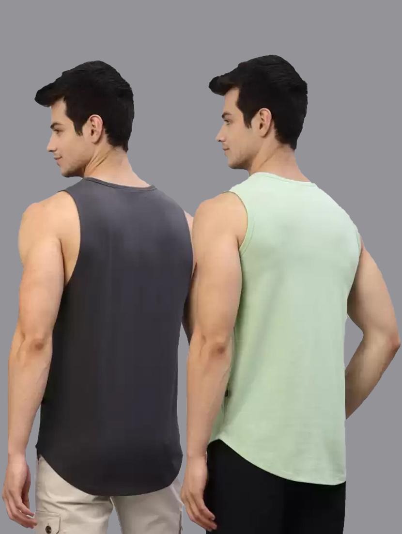 pack of 2 printed vest - 21143899 - Standard Image - 3
