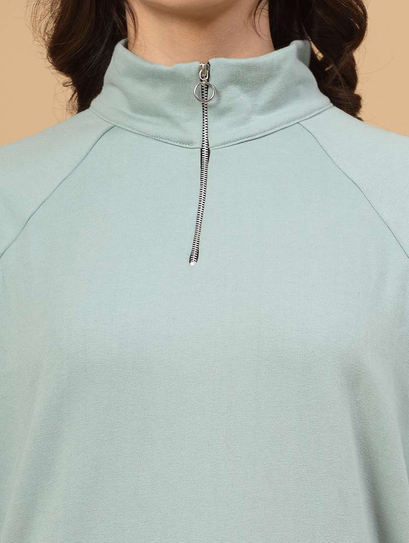 neo mint fleece back print sweatshirt - 21144578 -  Standard Image - 8