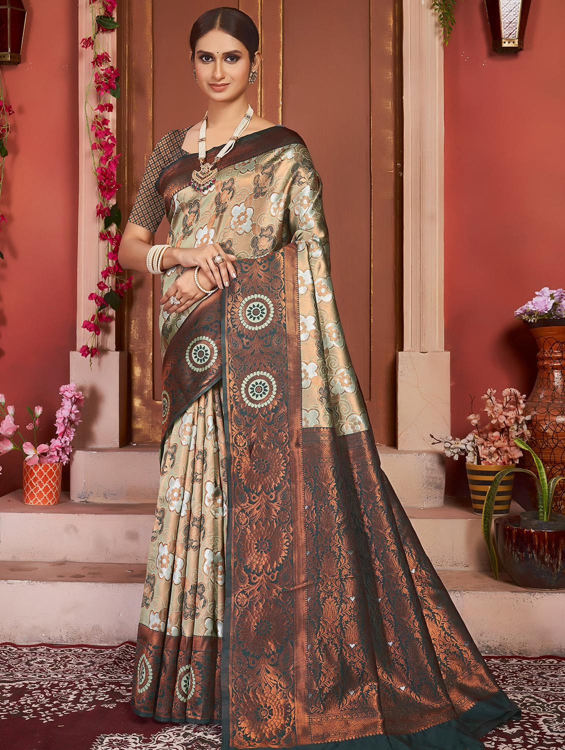 women self design banarasi saree - 21144814 - Zoom Image - 0
