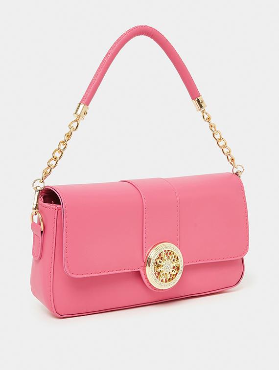 women textured leather handbag - 21145192 -  Zoom Image - 0