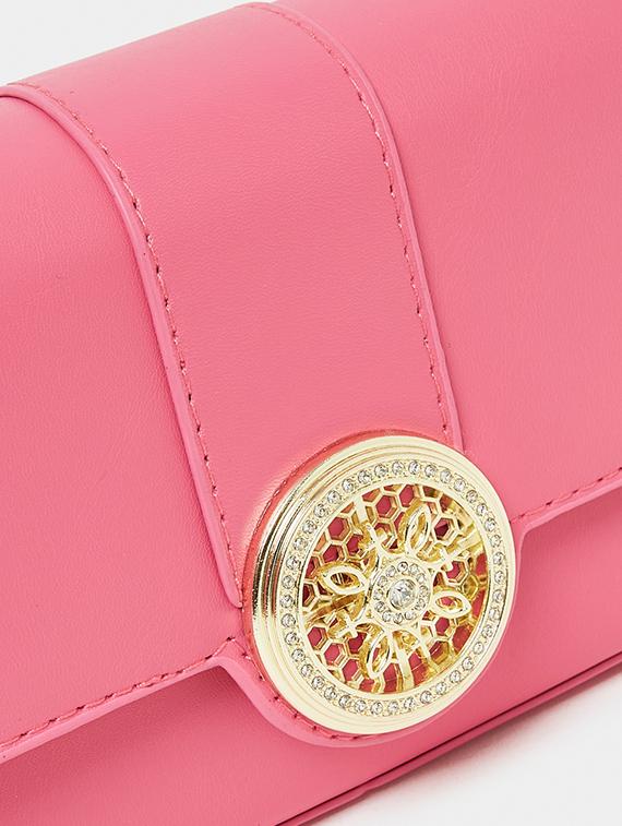 women textured leather handbag - 21145192 - Standard Image - 3