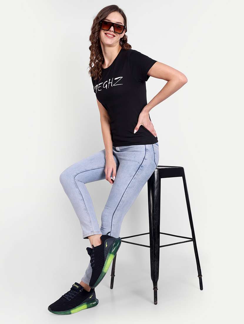 black chest printed regular t-shirt - 21145259 - Standard Image - 3
