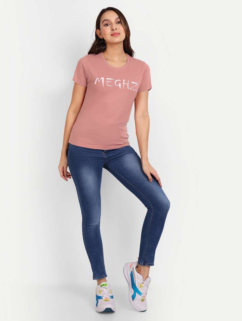 pink chest printed regular t-shirt - 21145264 - Standard Image - 3