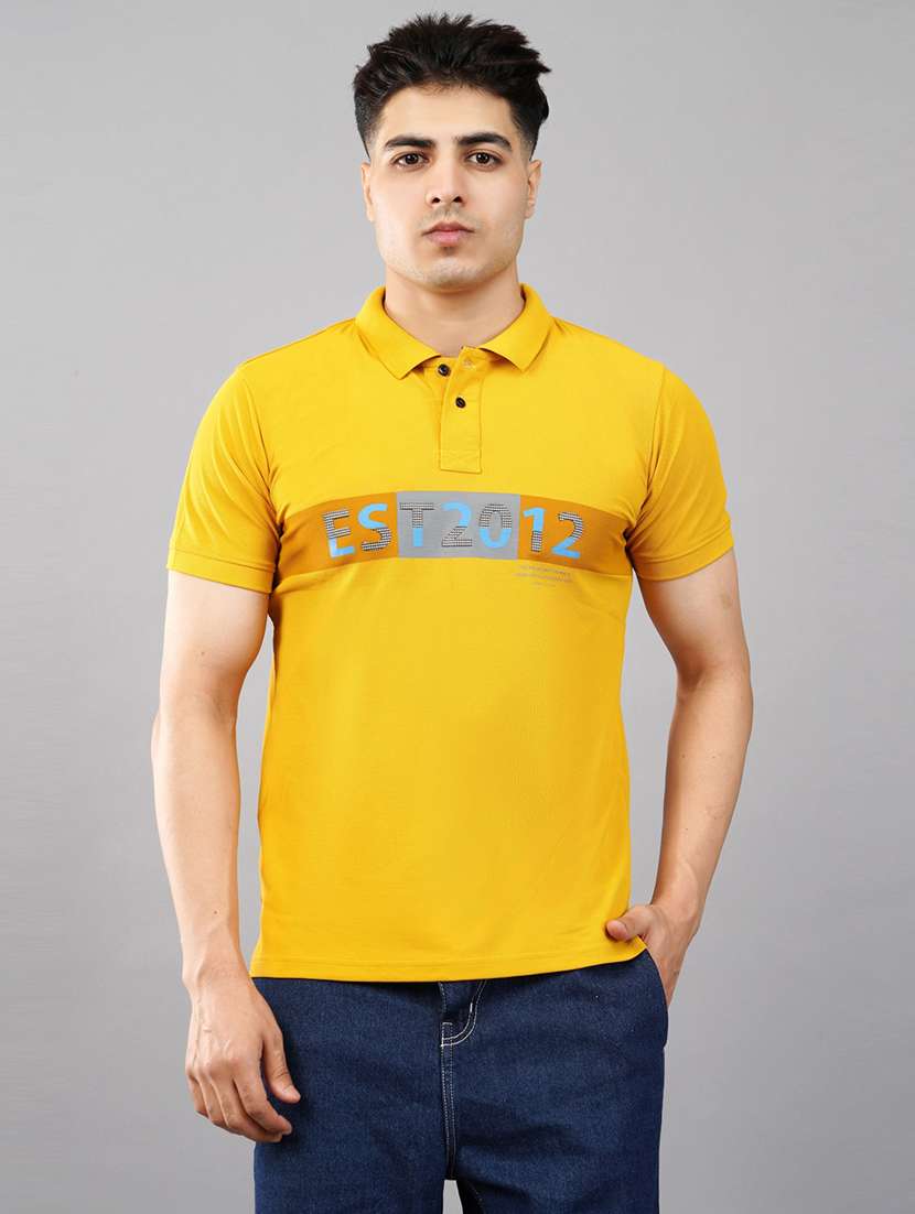 men short sleeves polo neck t-shirt - 21145285 - Zoom Image - 0
