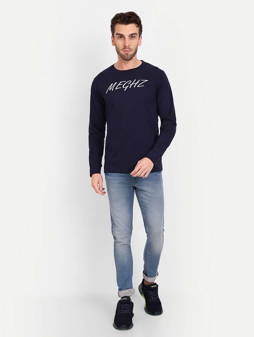men long sleeves round neck t-shirt - 21145292 -  Standard Image - 3