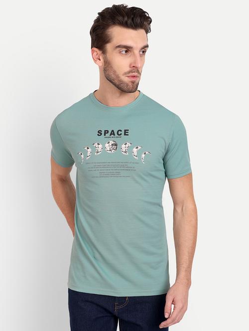 men chest print short sleeve t-shirt - 21145296 - Standard Image - 0