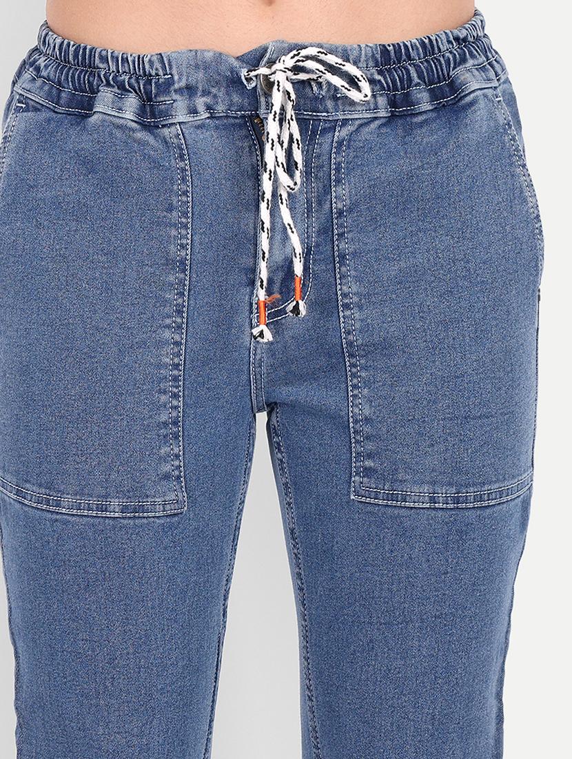 women solid mid rise jogger - 21145481 - Standard Image - 5