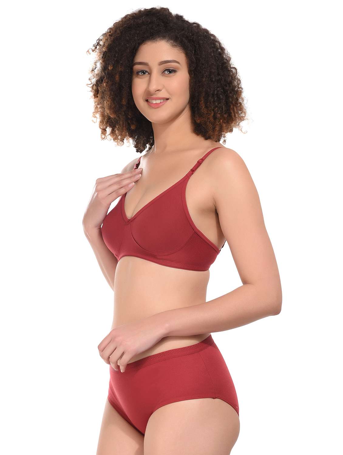 pack of 2 multi coloured hosiery bra and panty set - 21145540 -  Standard Image - 5