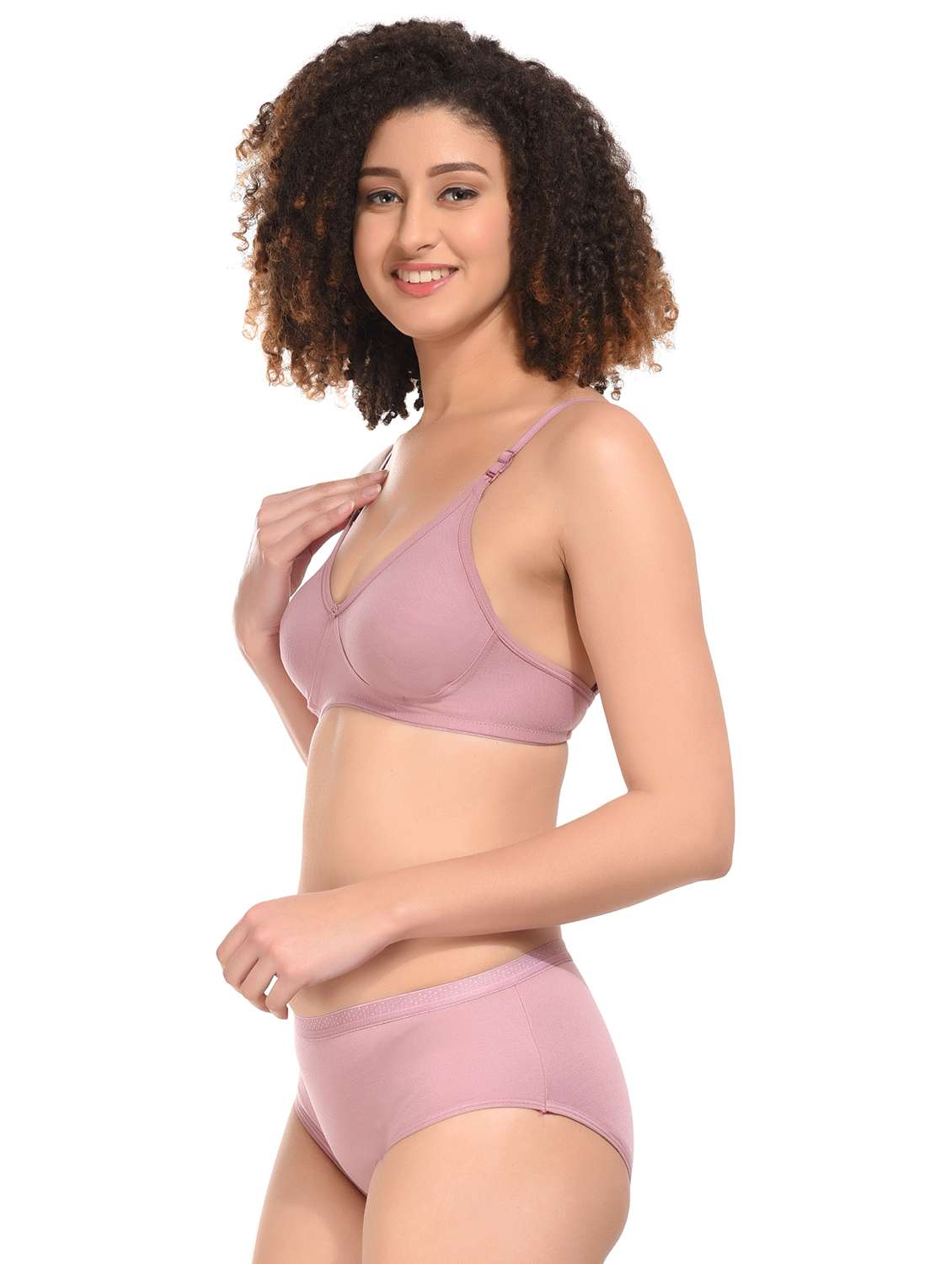 pack of 2 multi coloured hosiery bra and panty set - 21145549 -  Standard Image - 5