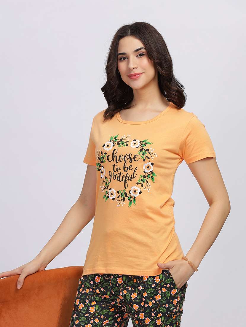 women printed pyjama nightwear set - 21145634 - Standard Image - 3