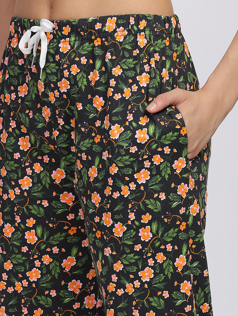women printed pyjama nightwear set - 21145634 - Standard Image - 5
