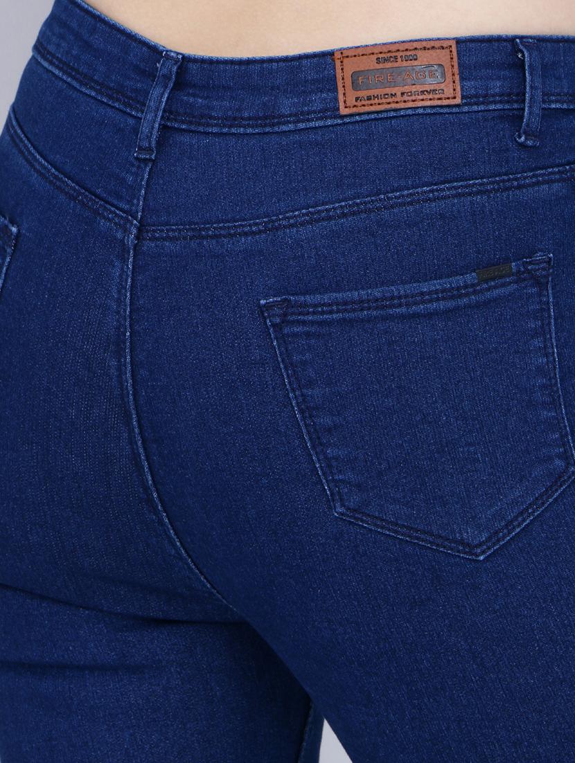solid blue denim jeans - 21145724 - Standard Image - 3