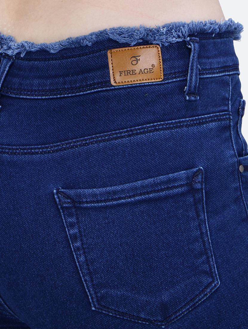 solid blue denim jeans - 21145781 - Standard Image - 3