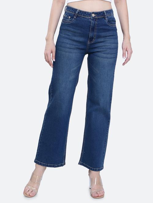 solid blue denim jeans - 21145875 -  Standard Image - 0