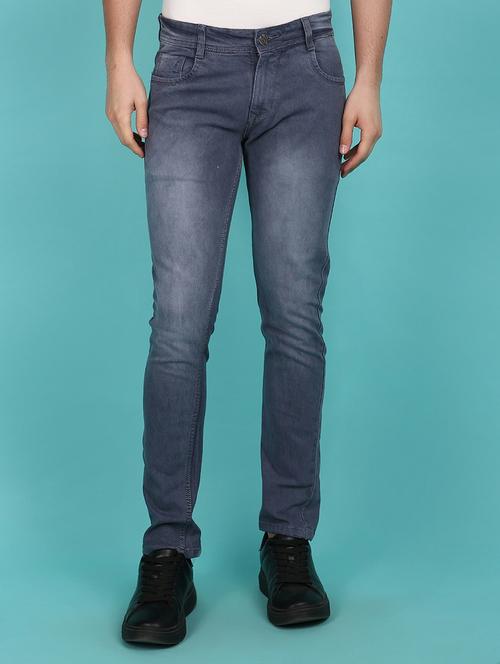 grey denim jeans - 21148300 - Standard Image - 0