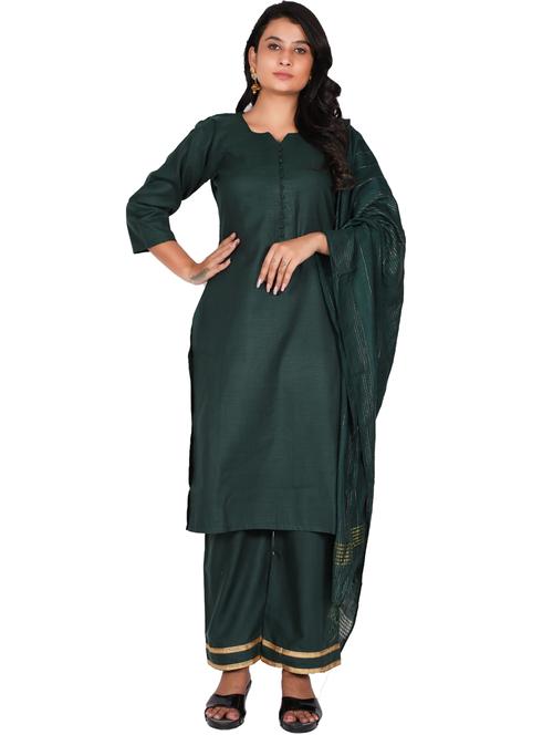 women three quarter sleeve suit set - 21148417 - Standard Image - 0