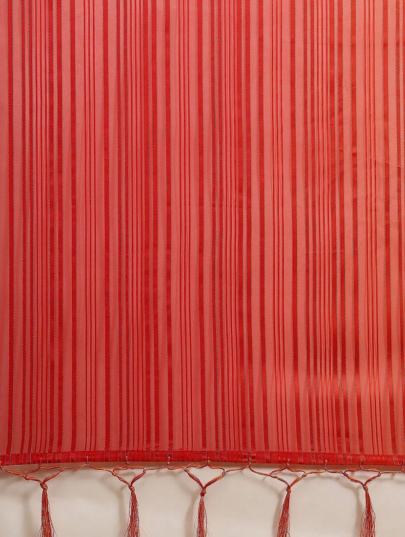 red ombre fusion saree - 21148533 - Standard Image - 3