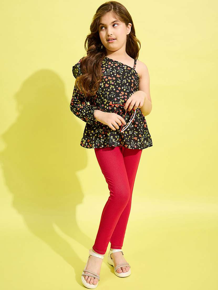 girls floral printed full length set - 21150524 - Zoom Image - 0