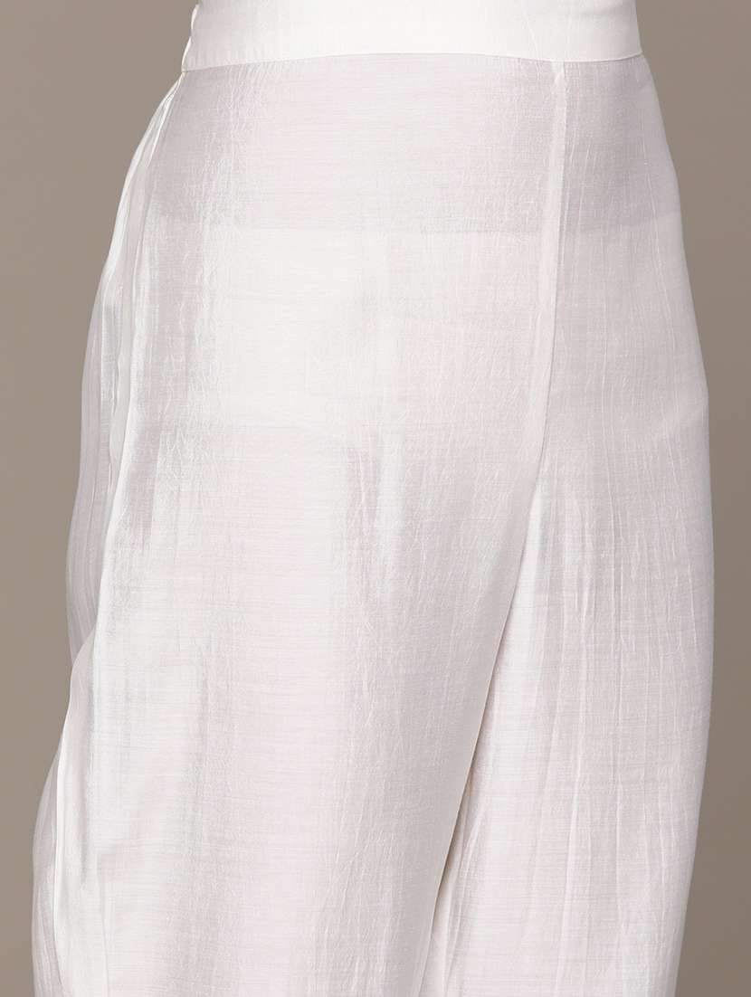 women three quarter sleeve kurta pant with dupatta set - 21150572 -  Standard Image - 3