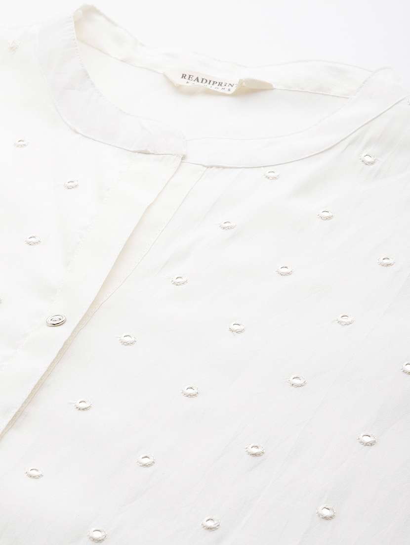 women three quarter sleeve kurta pant with dupatta set - 21150572 -  Standard Image - 5