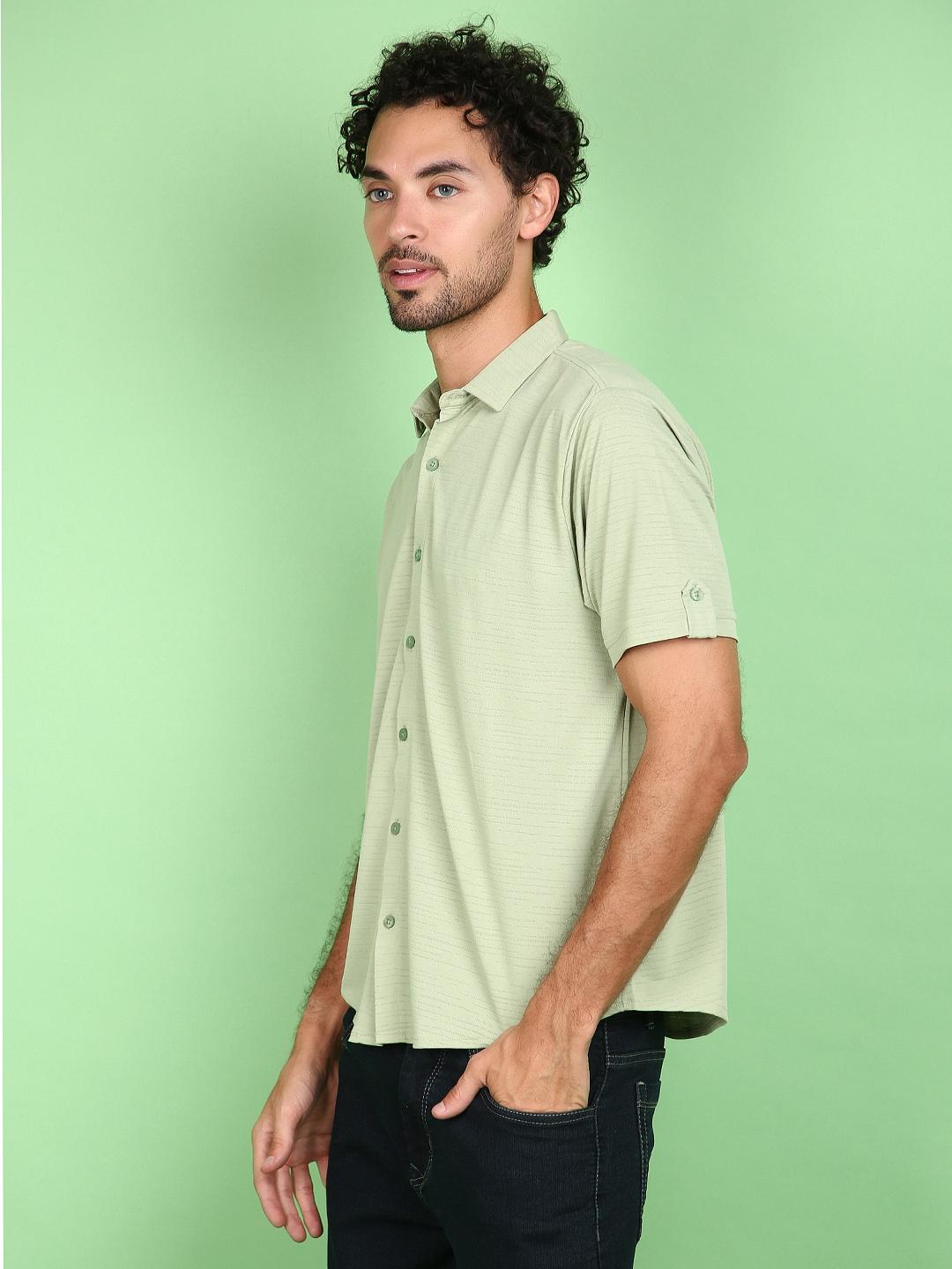 green cotton front print tshirt - 21151242 - Standard Image - 3