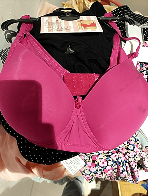 fuchsia cotton spandex bra - 21151317 -  Zoom Image - 0