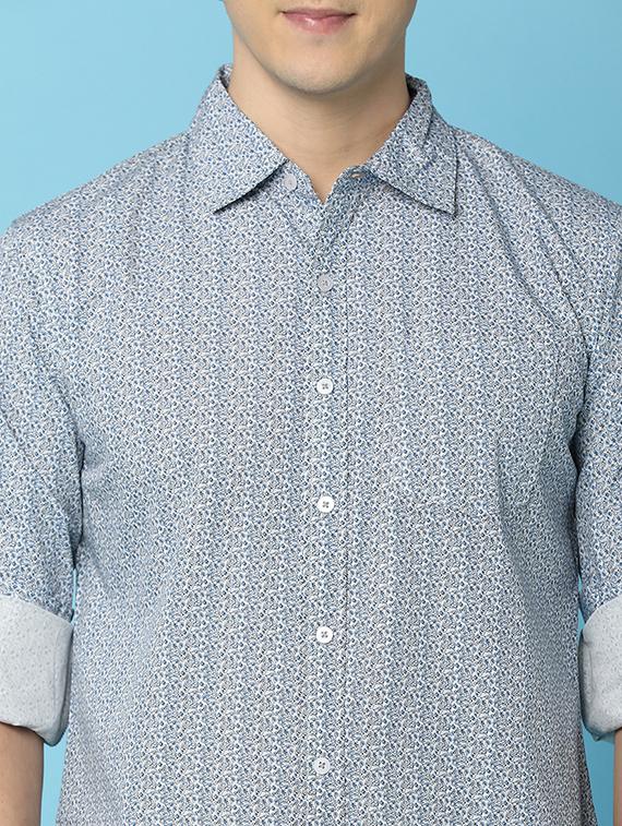 men printed rayon casual shirt - 21151411 - Standard Image - 5