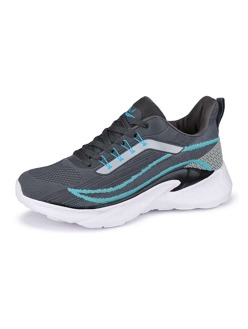 grey detailed sports shoes