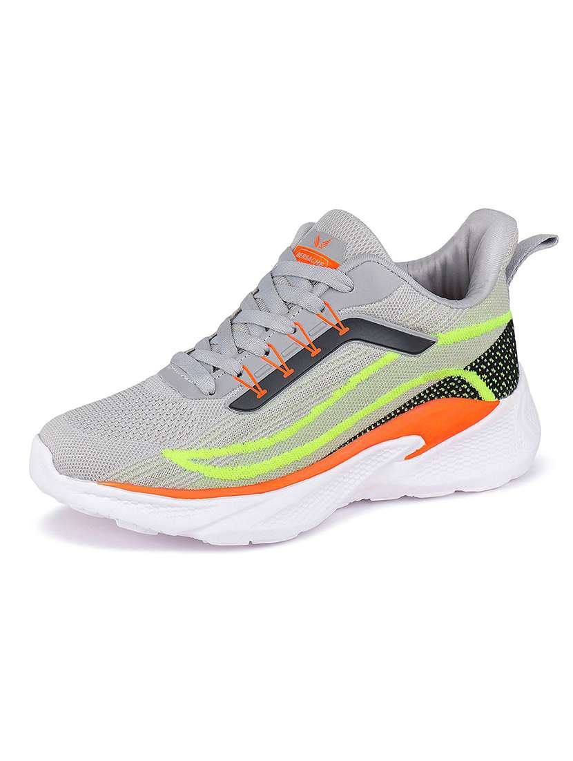 grey colourblocked sports shoes - 21151668 -  Zoom Image - 0