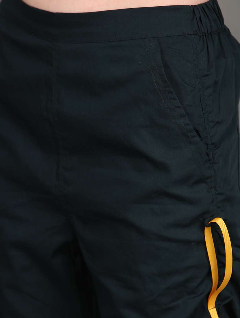 green cotton solids jogger - 21151763 - Standard Image - 5