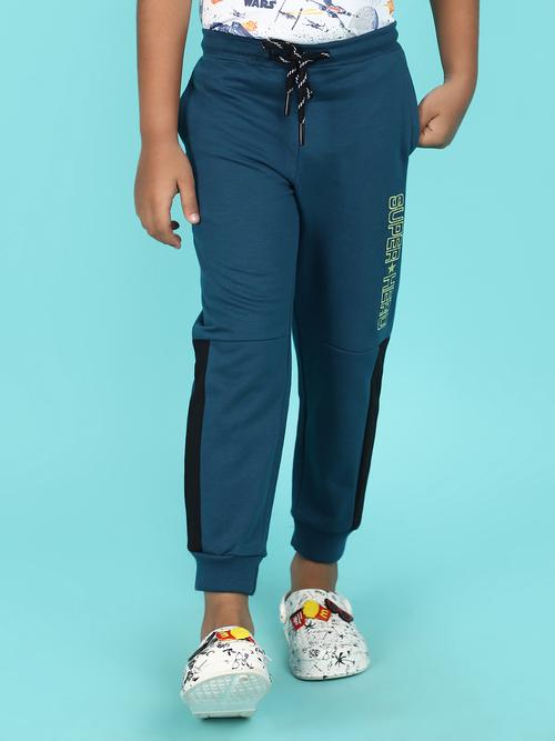 teal cotton single jersey trouser - 21151808 - Standard Image - 0