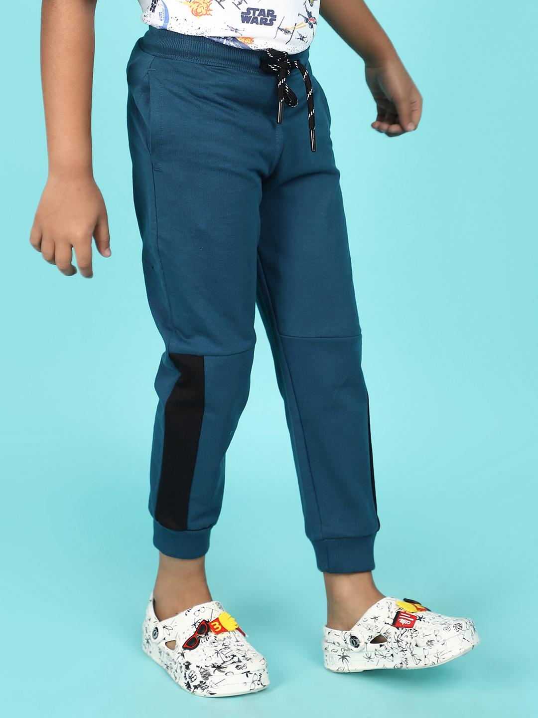 teal cotton single jersey trouser - 21151808 - Standard Image - 5