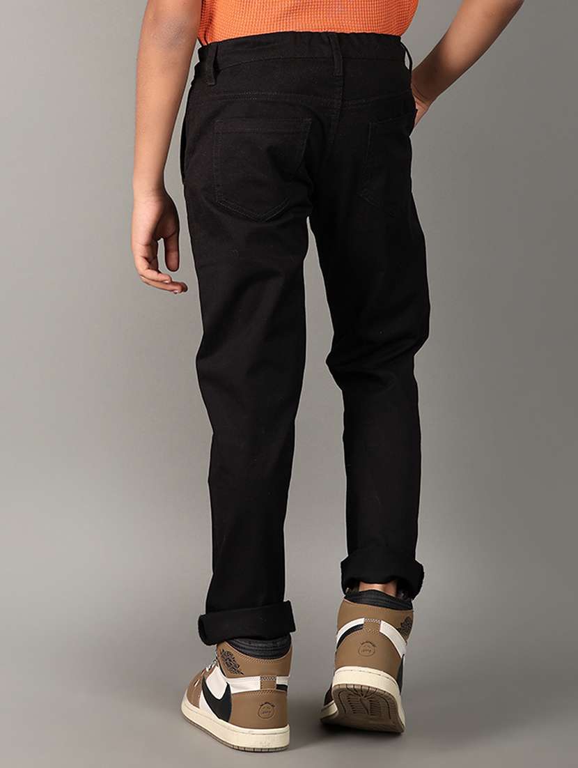 boys solid mid rise relaxed fit jean - 21151840 -  Standard Image - 3