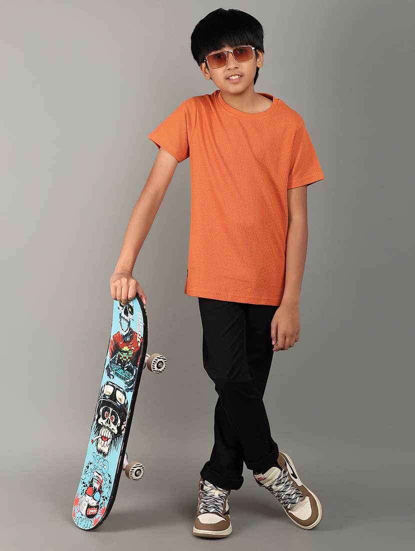 boys solid mid rise relaxed fit jean - 21151840 -  Standard Image - 5