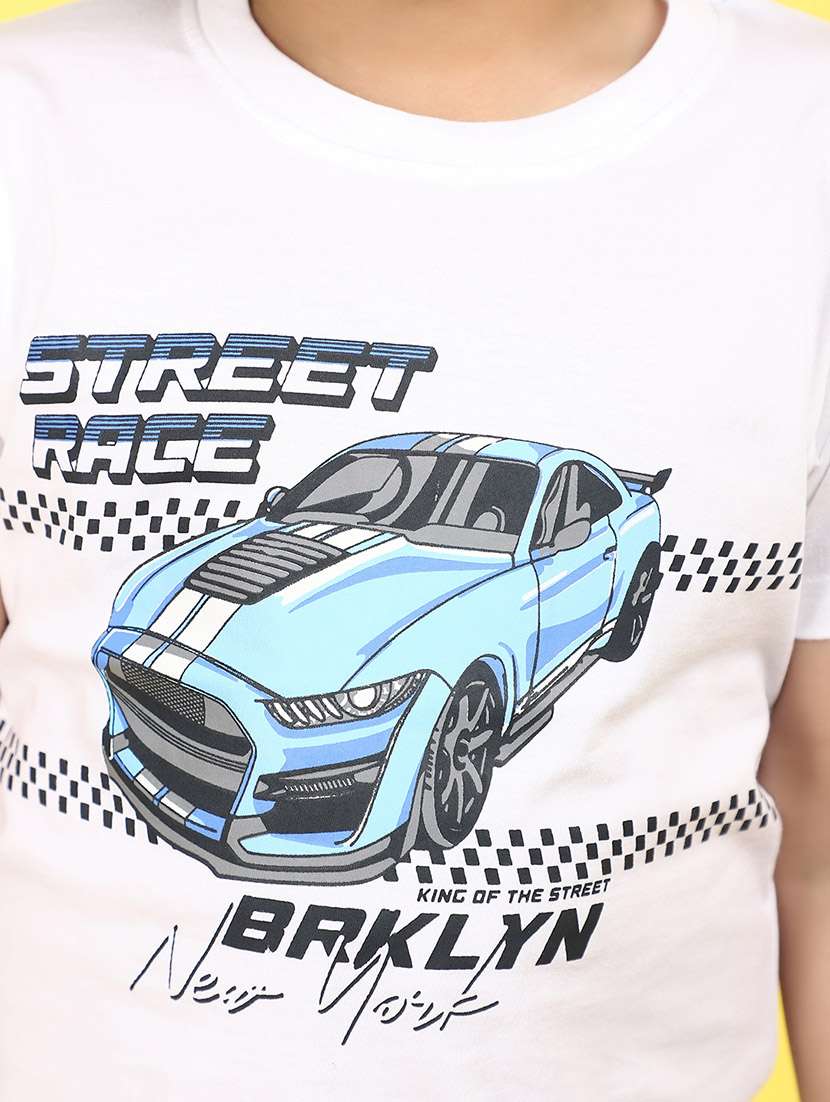 boys round neck printed t-shirt - 21152487 -  Standard Image - 5