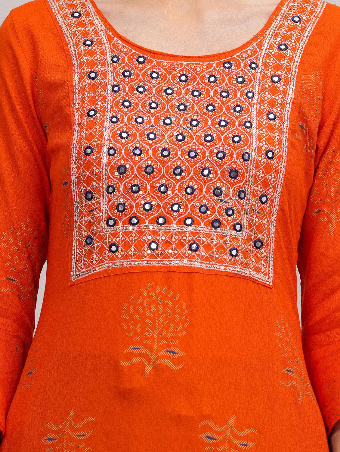 women kurta sharara set with dupatta - 21152697 - Standard Image - 3