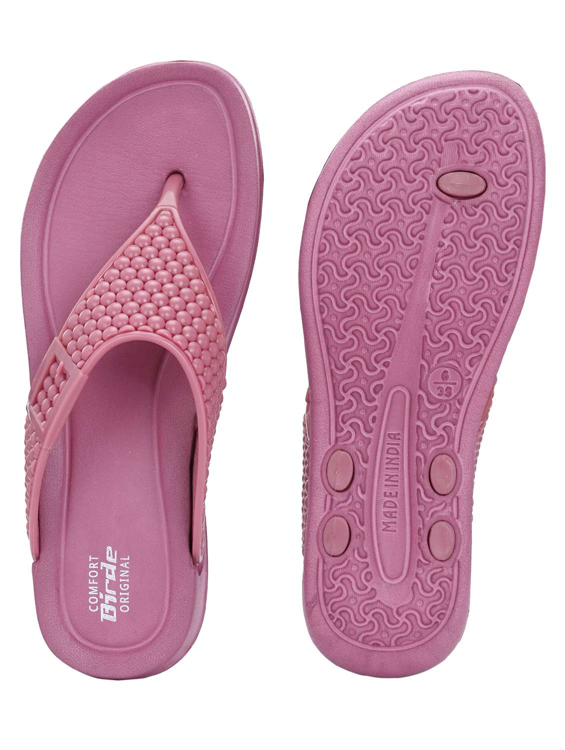 women solid toe separator slipper - 21153312 - Standard Image - 3