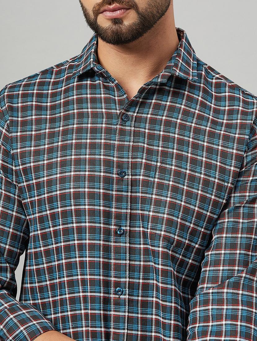 men checkered casual shirt - 21153356 - Standard Image - 5