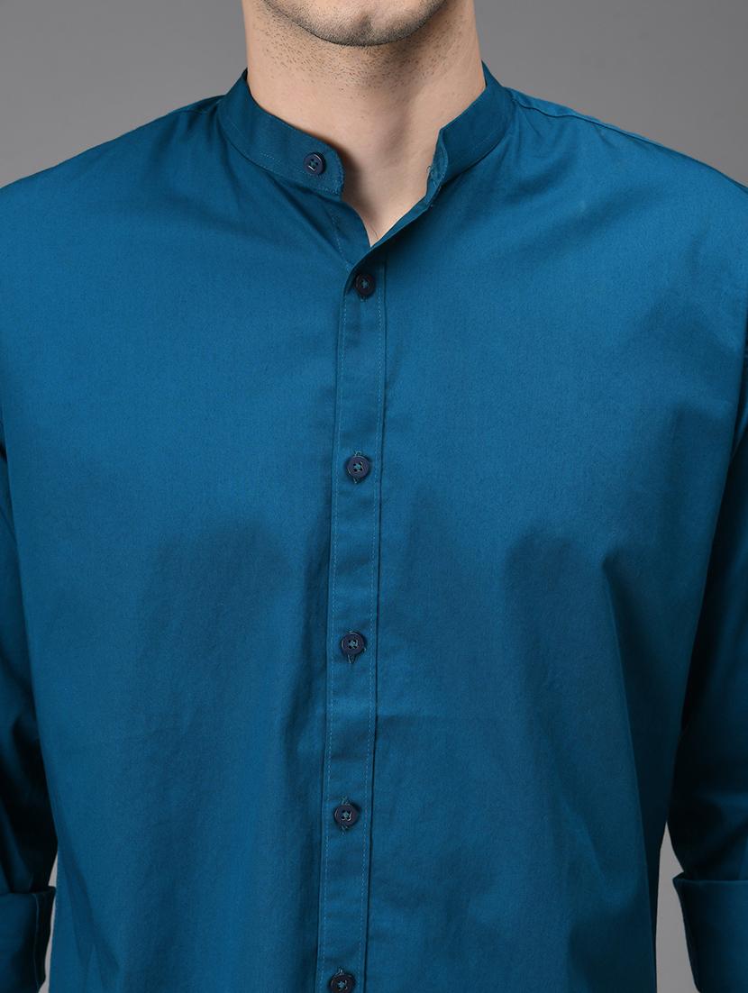 men solid cotton casual shirt - 21153396 - Standard Image - 5