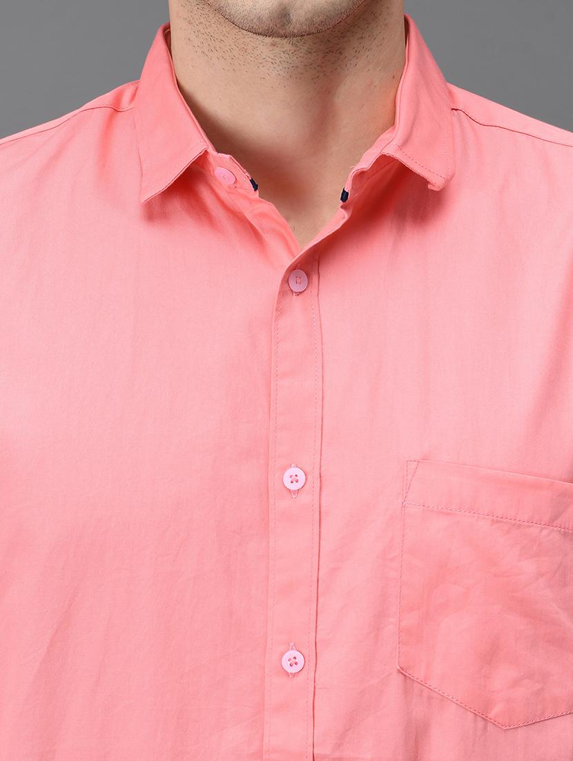 men solid cotton casual shirt - 21153408 - Standard Image - 5