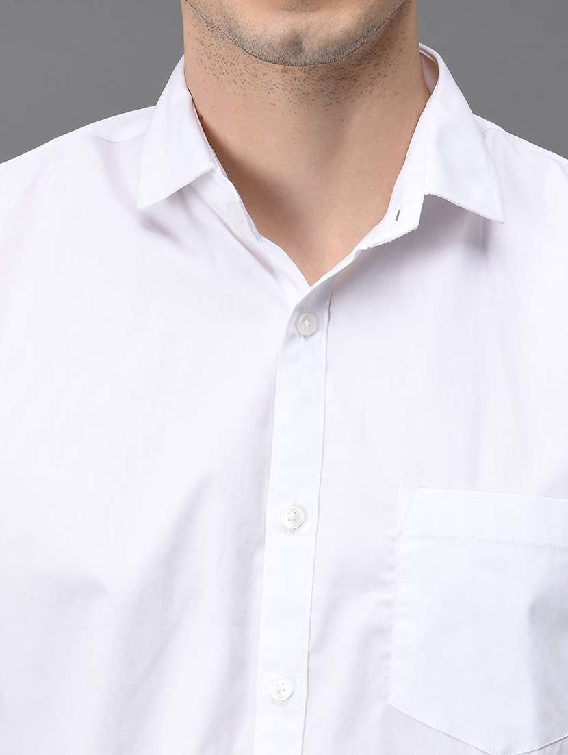 men solid cotton casual shirt - 21153420 -  Standard Image - 5